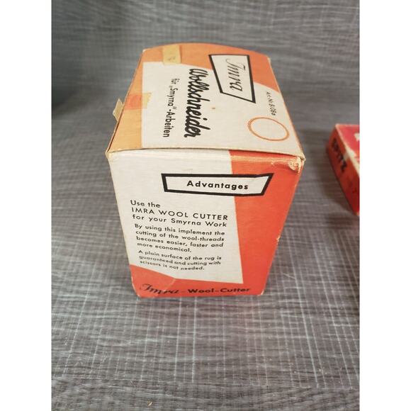 VINTAGE LOT Gold Seal Nippers Scissors - Spitz Pinking Shears & Imra Wool Cuter - Picture 16 of 16